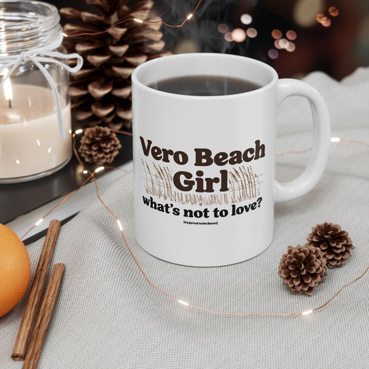 Vero Beach Girl - Ceramic 11oz Coffee Mug