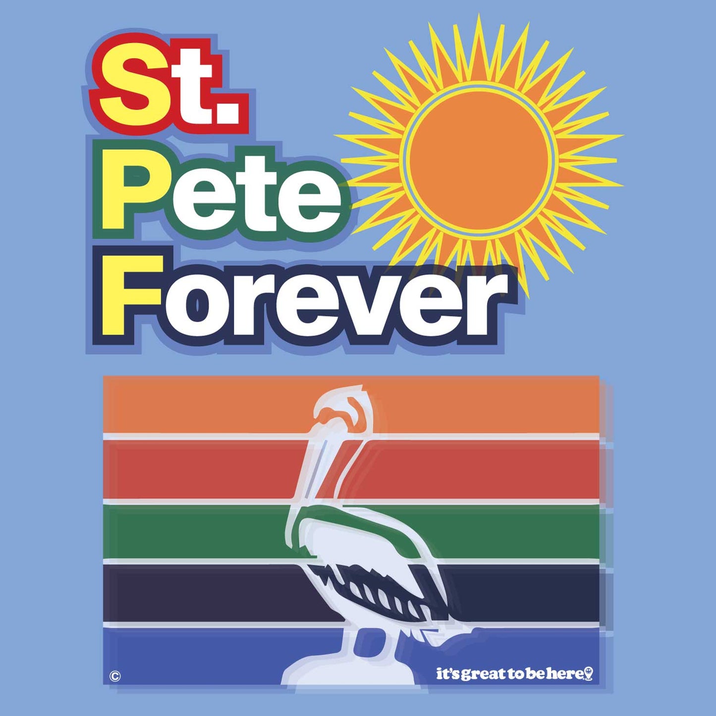 St. Pete Forever (SPF) - Soft-Style Unisex Fashion T-Shirt