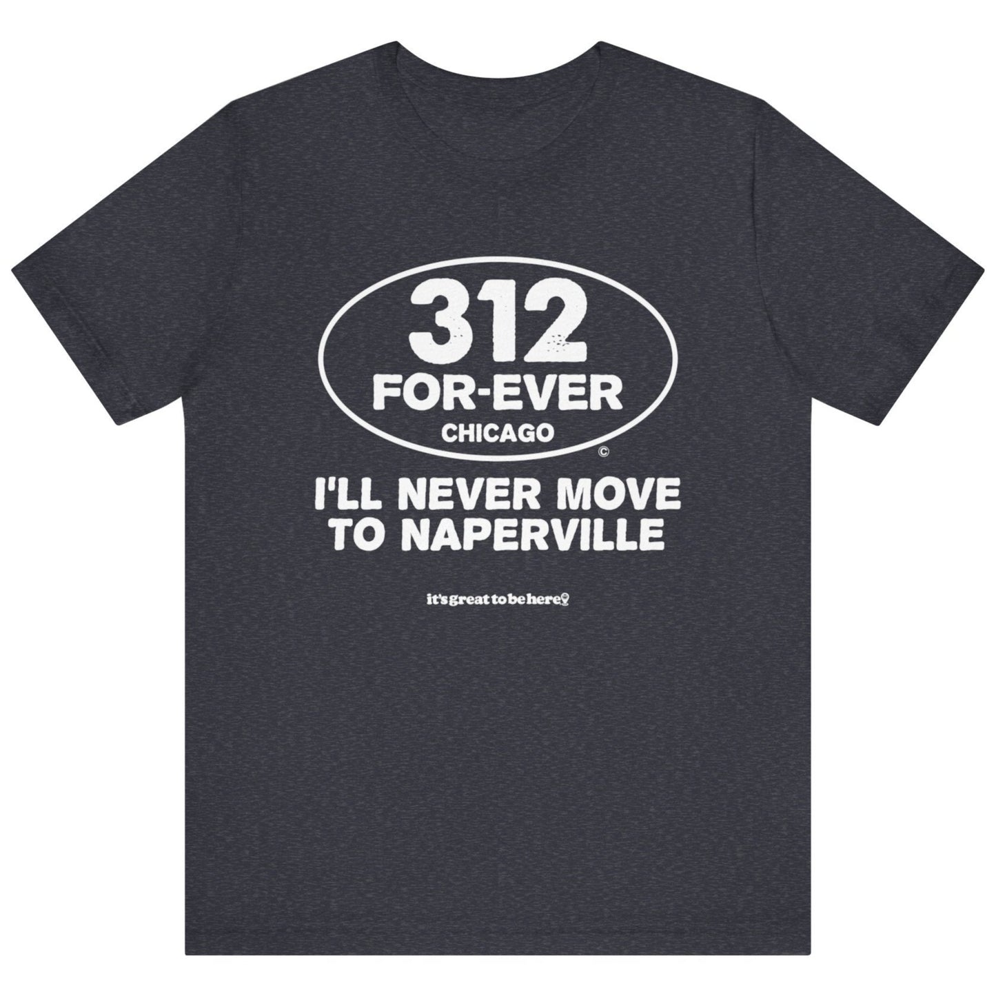 Funny Chicago T-Shirt - Copyright 2024 - It's Great To Be Here (R) Graphic Tee Shirts - Festa Parties Incorporated, www.GreatToBeHere.com, Vero Beach, Florida USA, All Rights Reserved