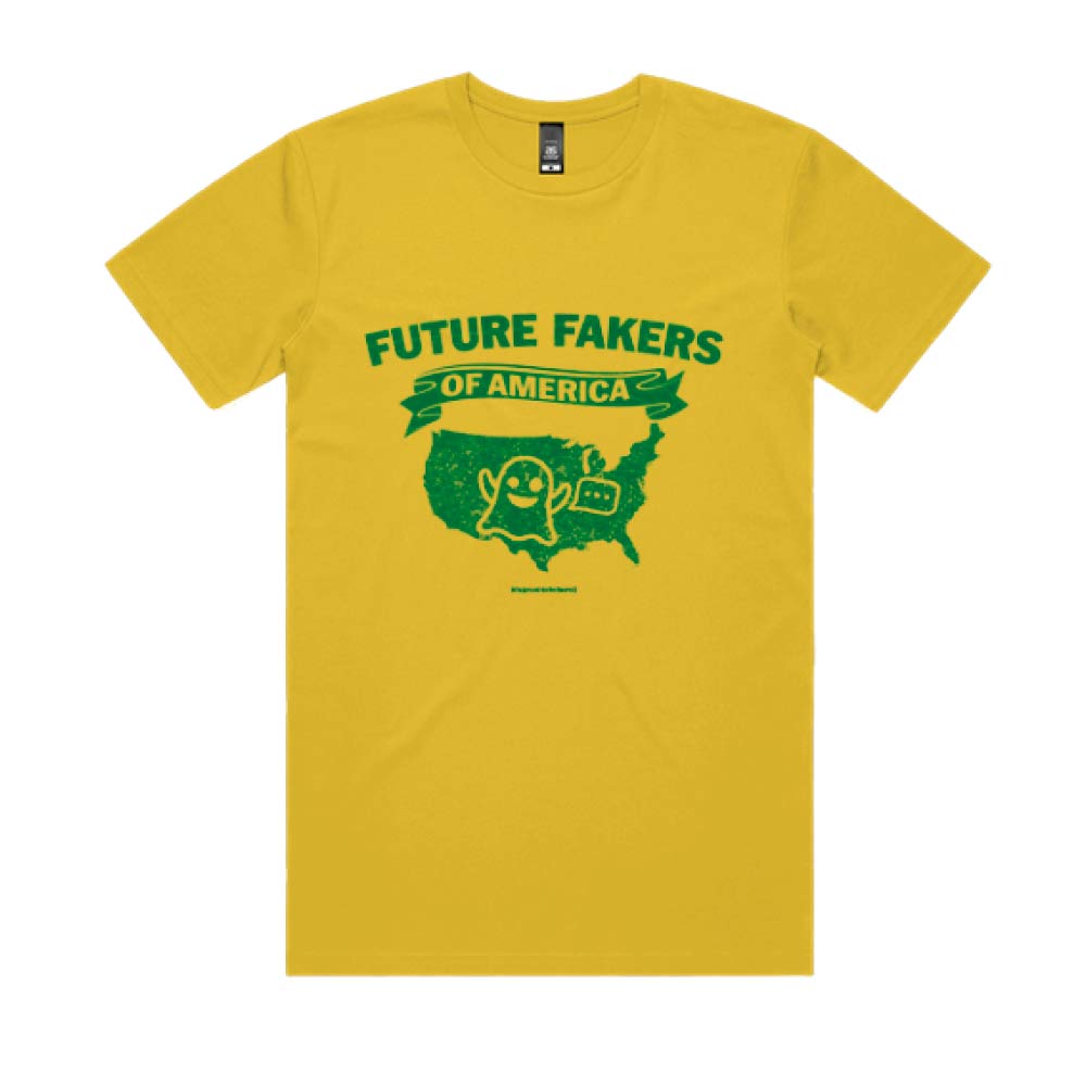 Future Fakers of America - Funny Sarcastic T-Shirt - Model