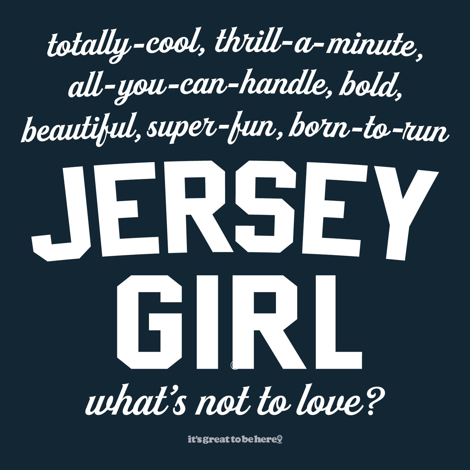 Jersey girl hoodie cheap