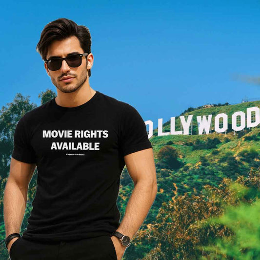 Move Rights Available - Funny T-Shirt from It's Great To Be Here  - GreatToBeHere.com - All Rights Reserved (C)