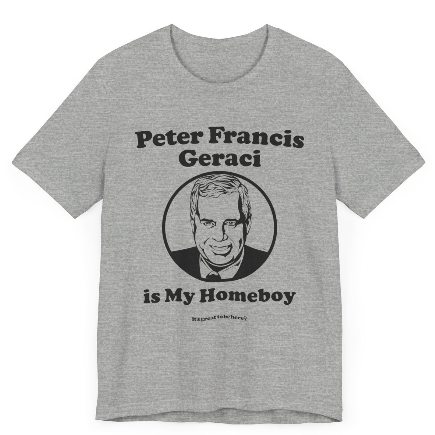 Funny T-Shirt - Copyright 2024 - It's Great To Be Here (R) Graphic Tee Shirts - Festa Parties Incorporated, www.GreatToBeHere.com, Vero Beach, Florida USA, All Rights Reserved