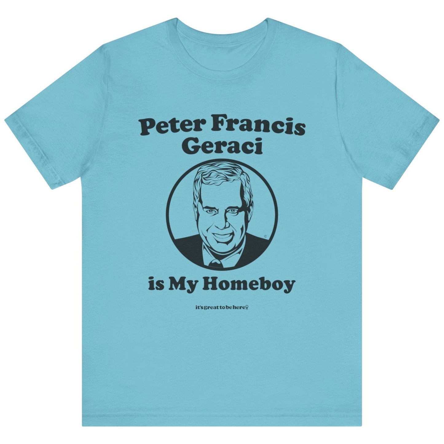 Funny T-Shirt - Copyright 2024 - It's Great To Be Here (R) Graphic Tee Shirts - Festa Parties Incorporated, www.GreatToBeHere.com, Vero Beach, Florida USA, All Rights Reserved