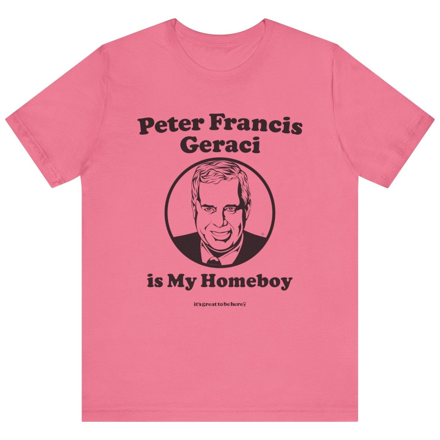 Funny T-Shirt - Copyright 2024 - It's Great To Be Here (R) Graphic Tee Shirts - Festa Parties Incorporated, www.GreatToBeHere.com, Vero Beach, Florida USA, All Rights Reserved
