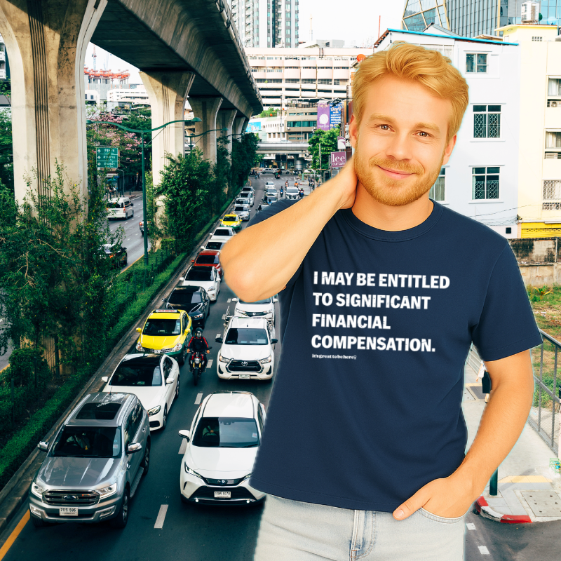 Funny T-Shirt - Significant Financial Compensation - Funny Tee - Snarky TShirt - www.greattobehere.com