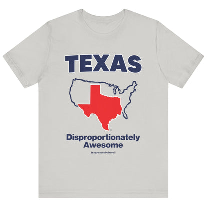 Funny Texas T-Shirt - Copyright 2024 - It's Great To Be Here (R) Graphic Tee Shirts - Festa Parties Incorporated, www.GreatToBeHere.com, Vero Beach, Florida USA, All Rights Reserved