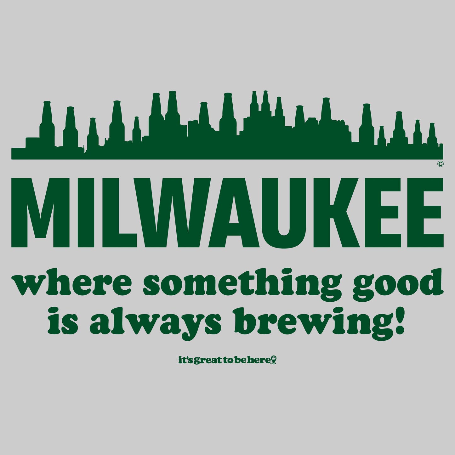 Milwaukee, Where Something Good is Always Brewing - Soft-Style Unisex Fashion T-Shirt