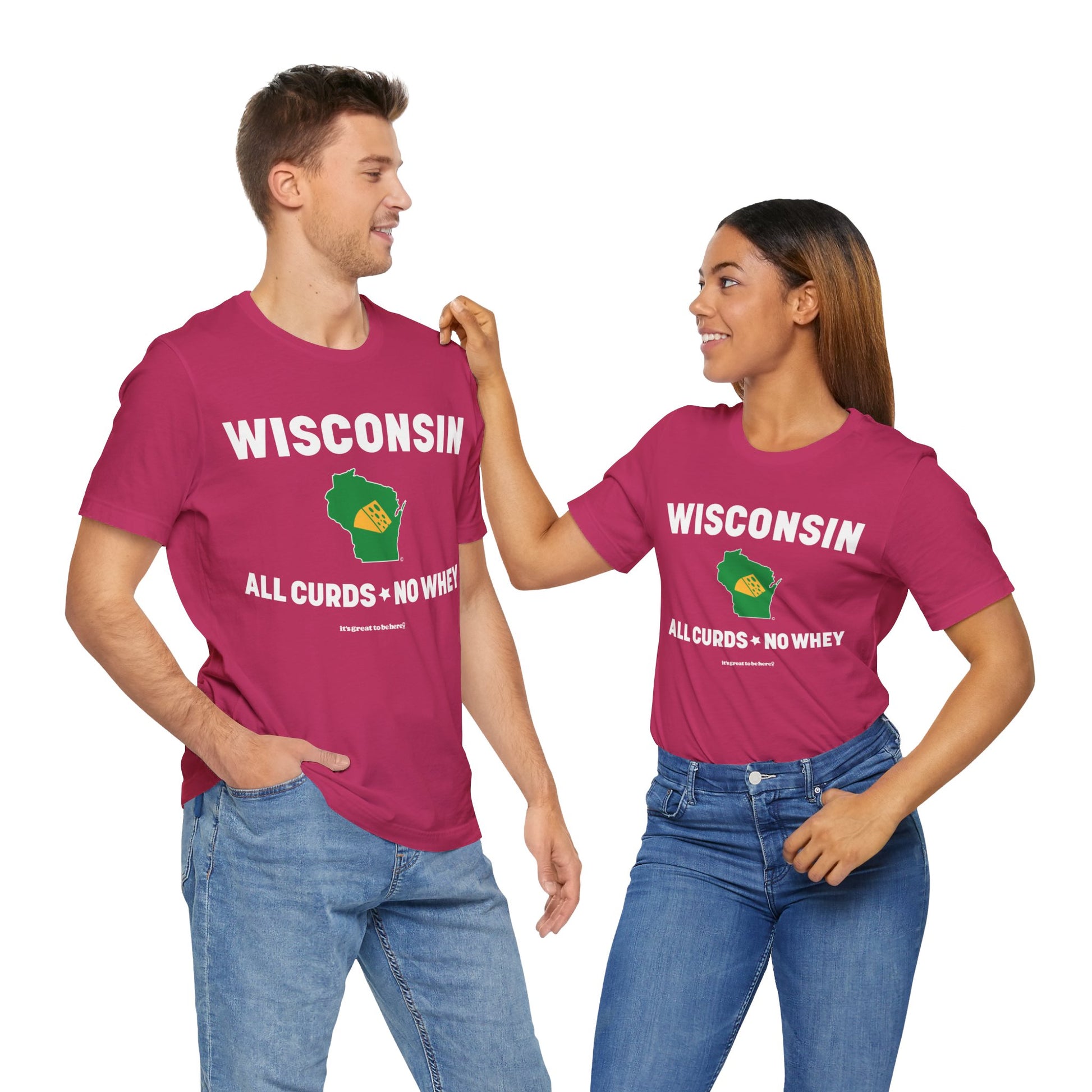 Wisconsin Unisex Tee Shirt (Blood Thorn) || www.GreatToBeHere.com || Funny T-Shirt, Copyright 2024 Festa Parties Incorporated